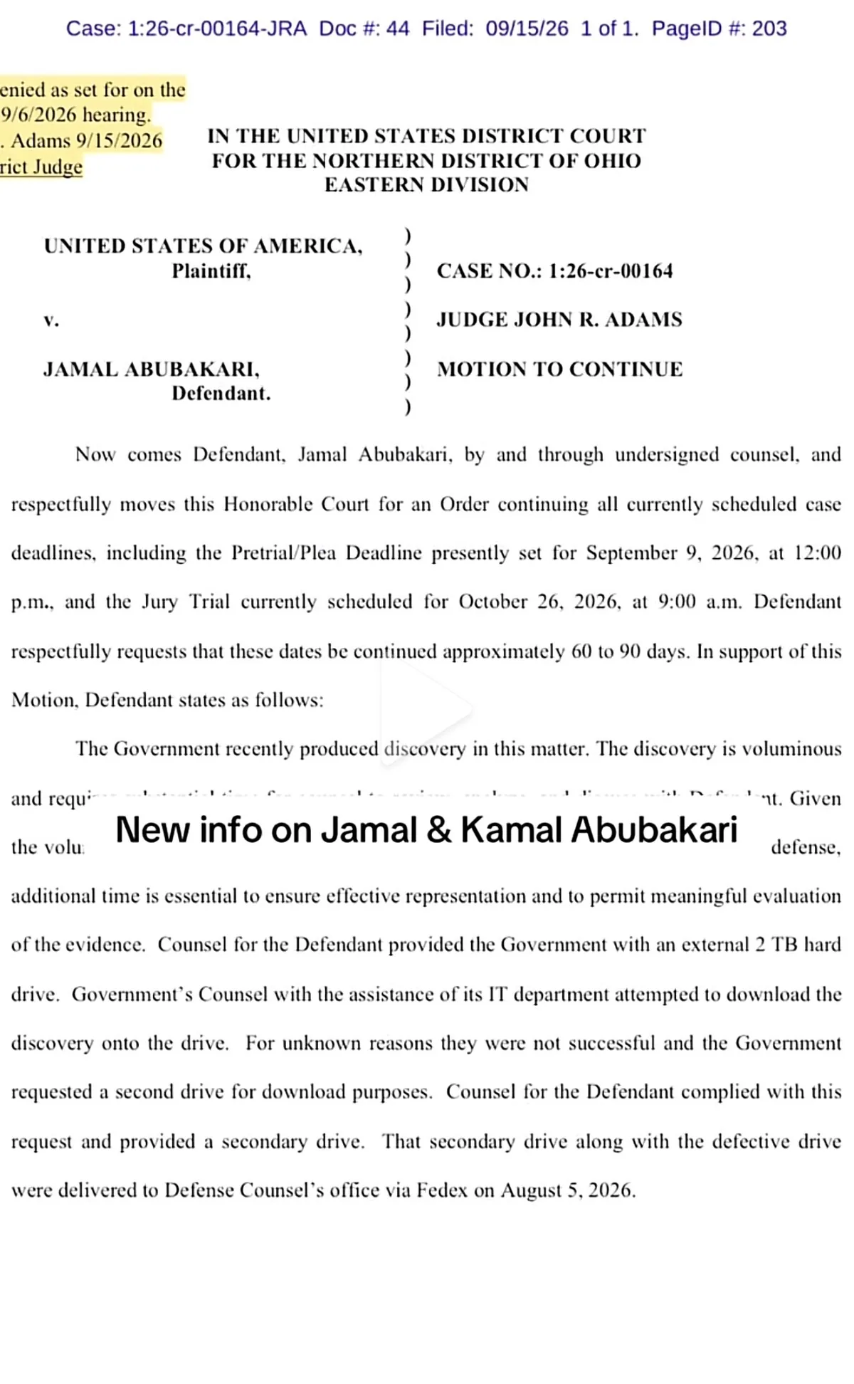 Photo 1 from: Ghanaian National Jamal Abubakari Seeks Delay in U.S. Federal Fraud Trial