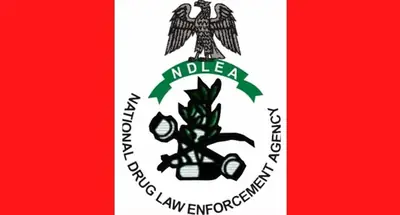 The image features the logo of The National Drug Law Enforcement Agency